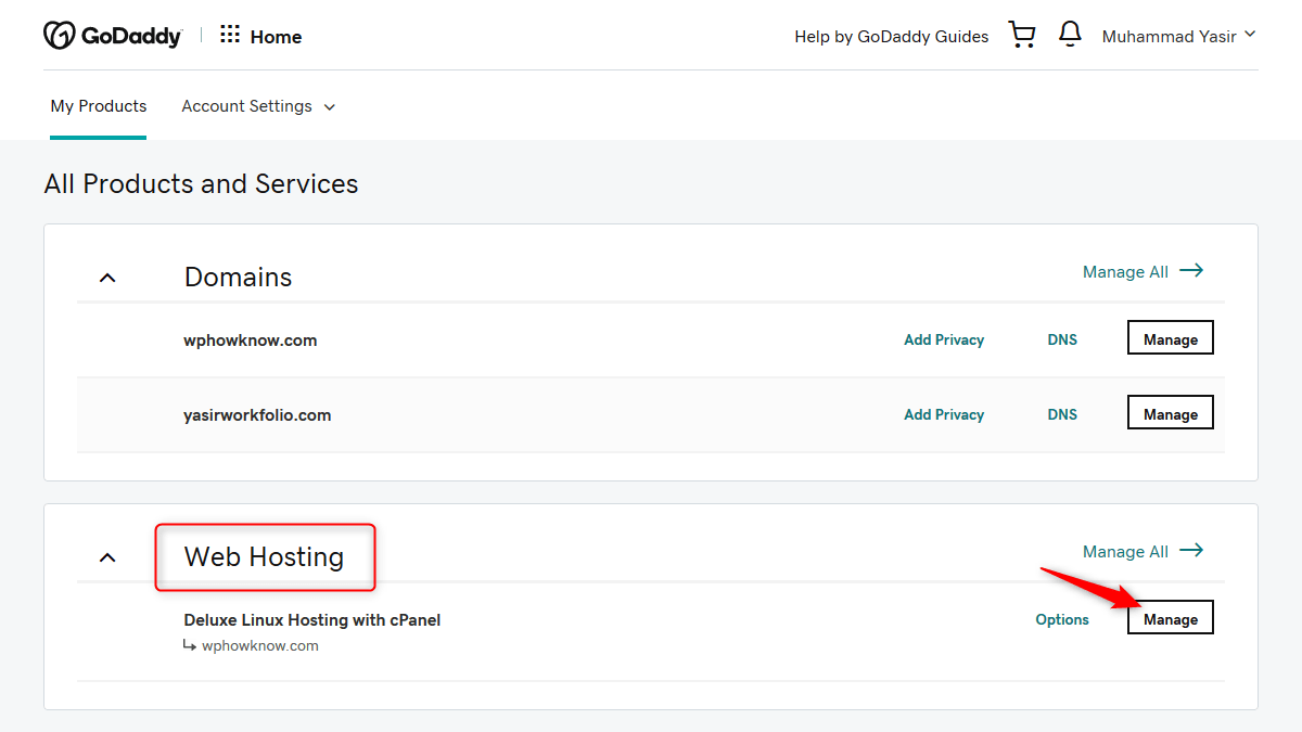 How to change primary domain step 3